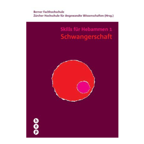 Minimalistisches Cover "Skills für Hebammen 1 - Schwangerschaft"