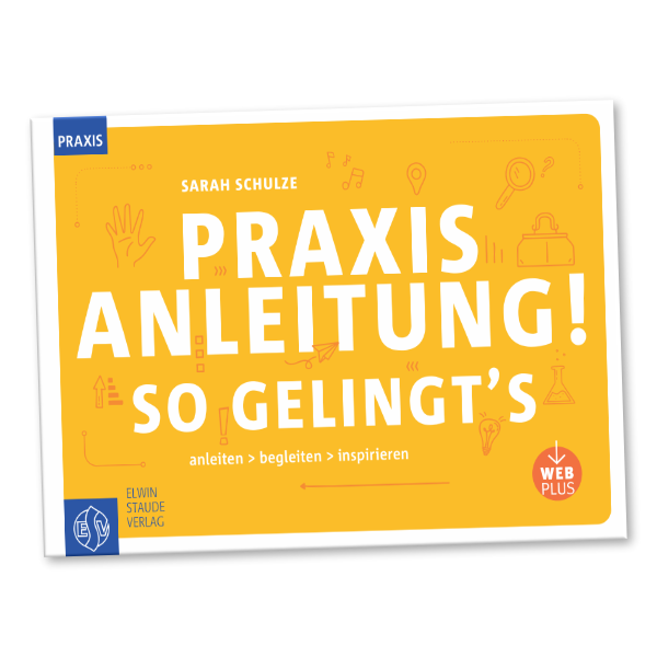 Gelbes Cover der Methodenbox "Praxisanleitung! So Gelingt's". 