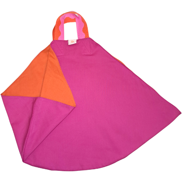 Wiege-Wende-Tuch Maxi in Pink-Orange