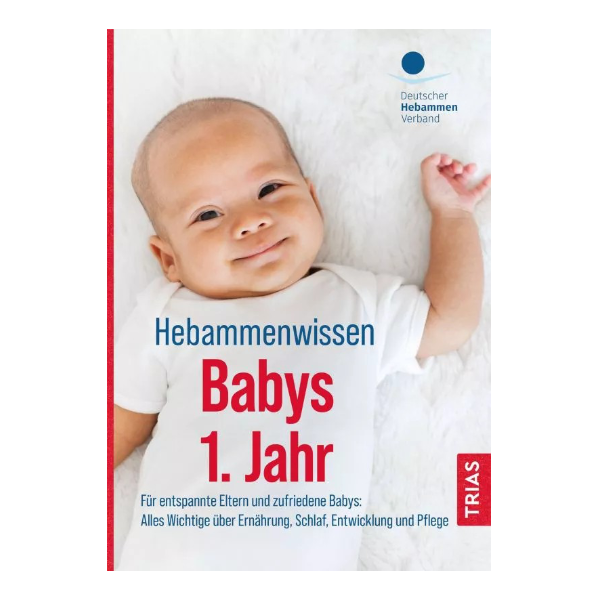 Cover "Hebammenwissen - Babys 1. Jahr" mit einem lächelnden Baby.