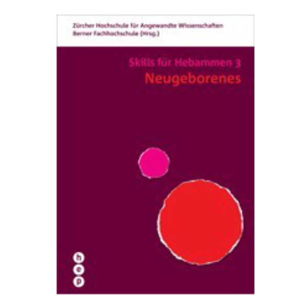 Minimalistisches Cover "Skills für Hebammen 3 - Neugeborenes".