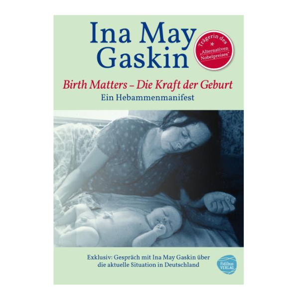 Cover "Birth Matters - Die Kraft der Geburt" mit einem Bild von einer Mutter und ihrem Baby. 