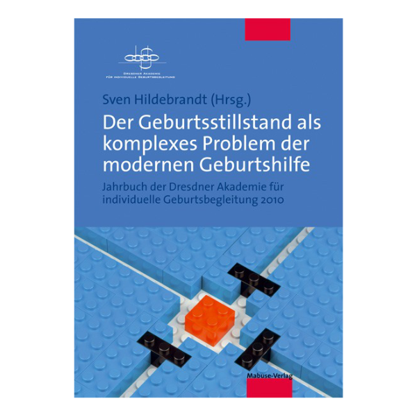 Cover "Der Geburtsstillstand als komplexes Problem der modernen Geburtshilfe" mit einer Darstellung aus Lego-Bausteinen.