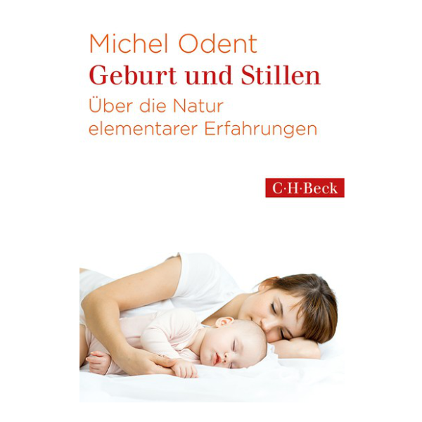 Cover "Geburt und Stillen" mit einer schlafenden Mutter und ihrem Kind.