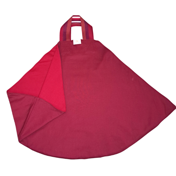 Wiege-Wende-Tuch Maxi in Bordeaux-Rot