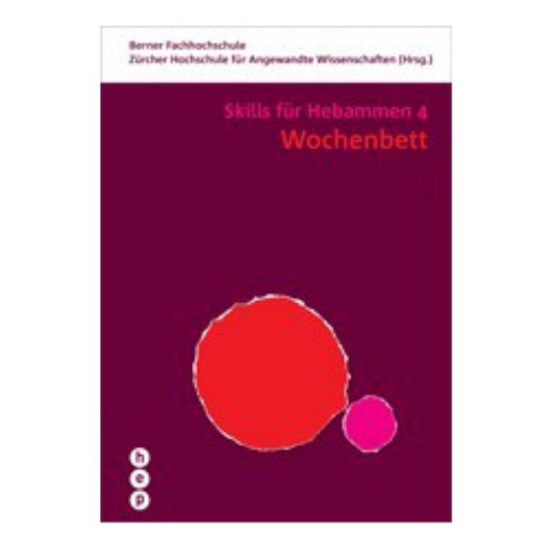 Minimalistisches Cover "Skills für Hebammen 4 - Wochenbett"